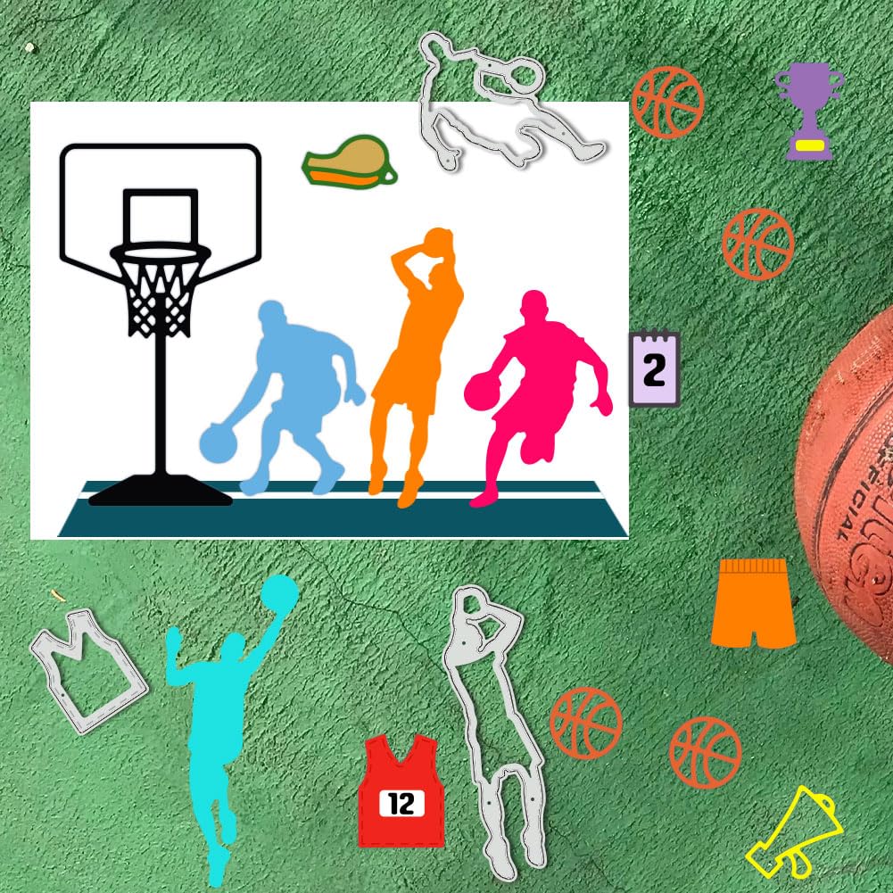 BENECREAT Dies Découpe Basket-Ball Métal 158x118mm