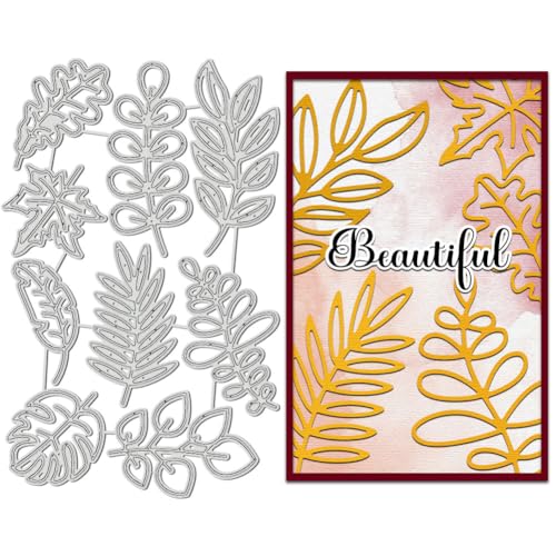 BENECREAT Matrices Découpe Feuilles Trait dies 12,1x19,2cm