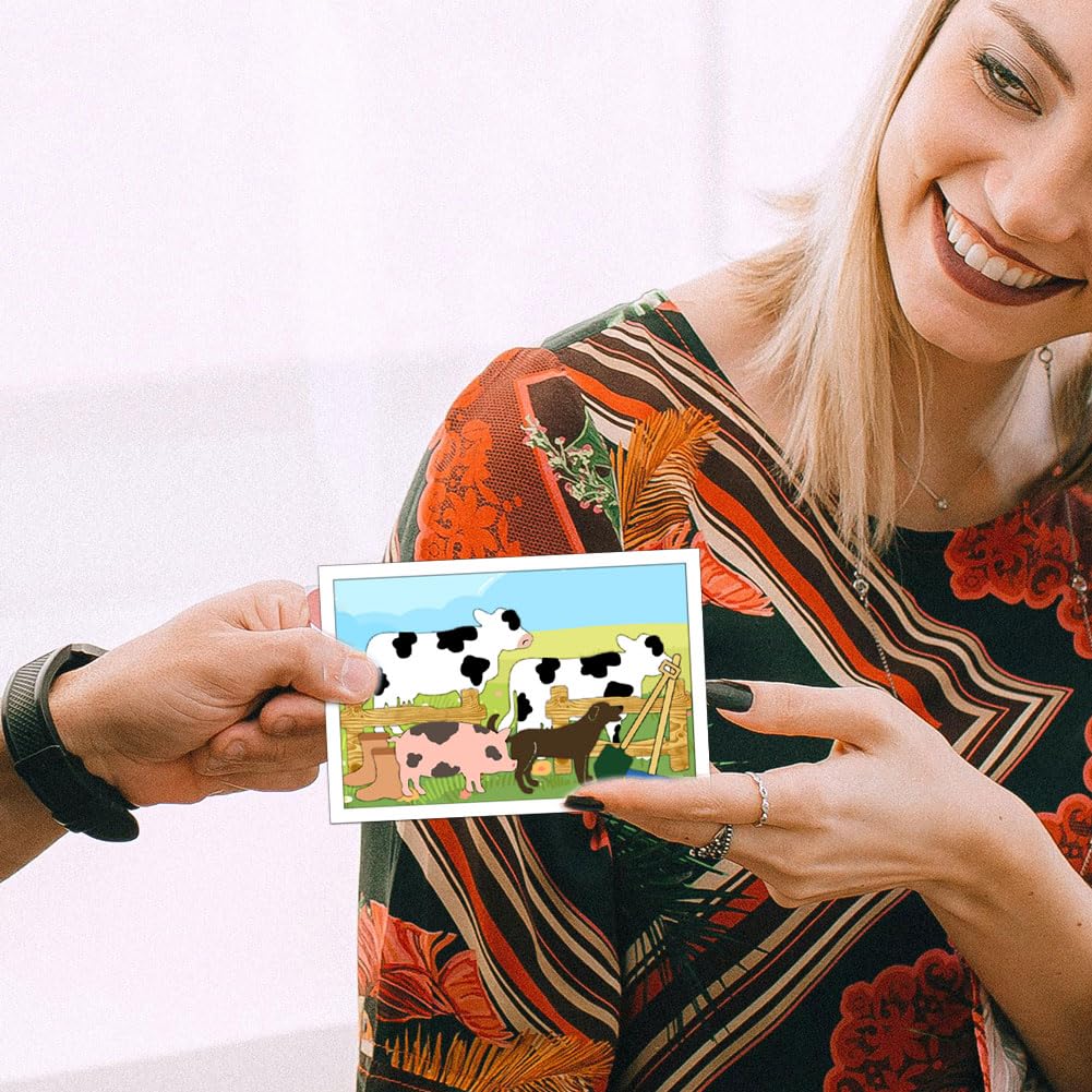 BENECREAT Animaux Ferme dies découpe scrapbooking cochon vache
