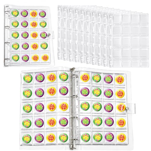 BENECREAT classeur badges 9 poches transparent 10 pages