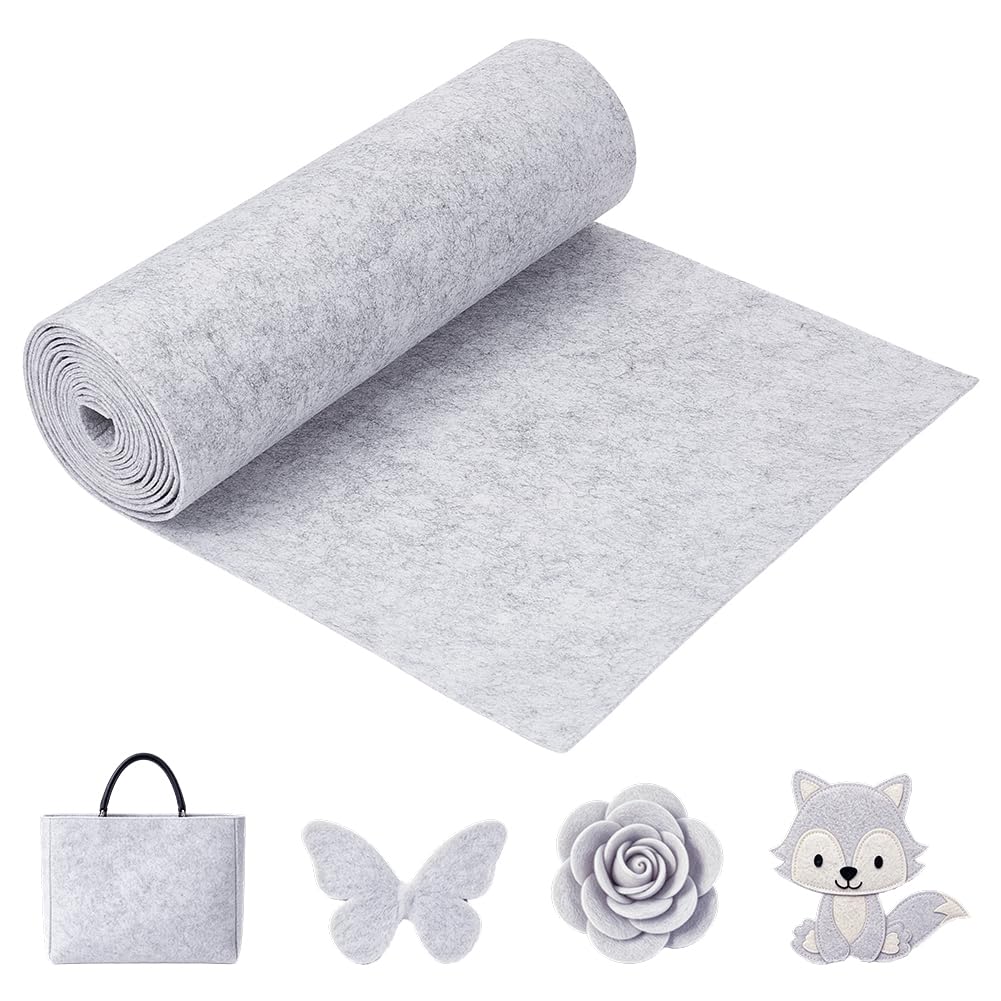 BENECREAT feutre non tissé noir rouleau 3 m x 30 cm