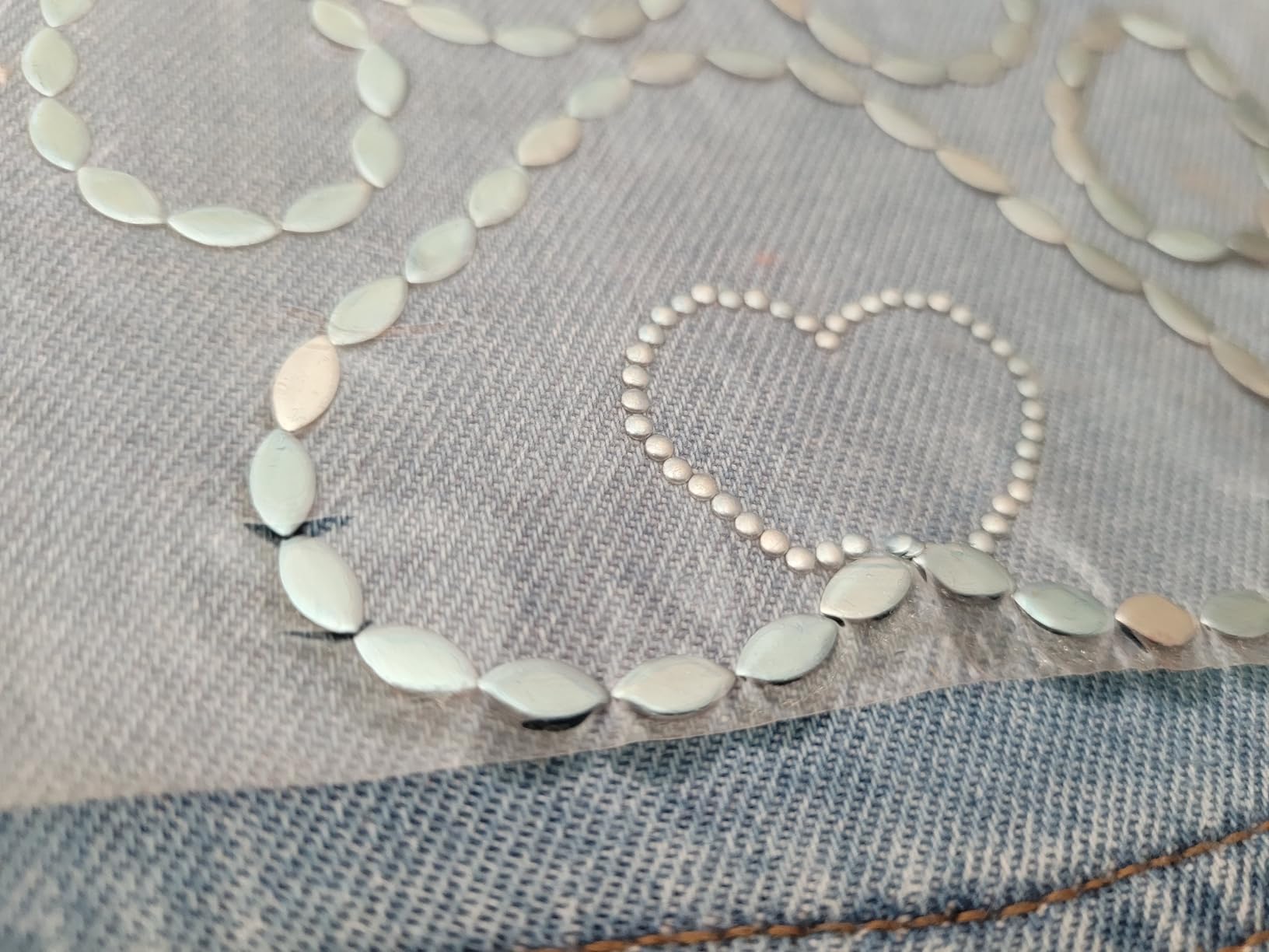 BENECREAT Papier Transfert Strass Hotfix 30x20cm Lot 30