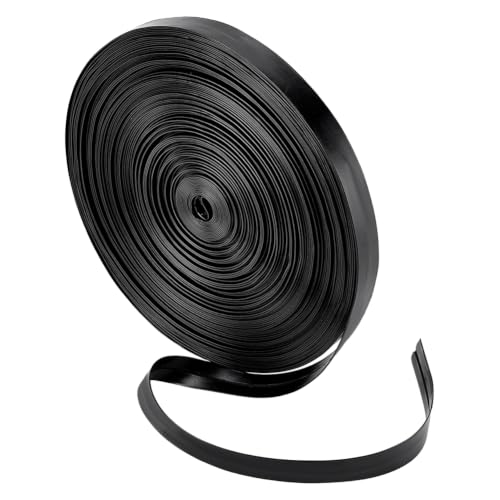 BENECREAT Biais PU cuir noir 20mm 36m