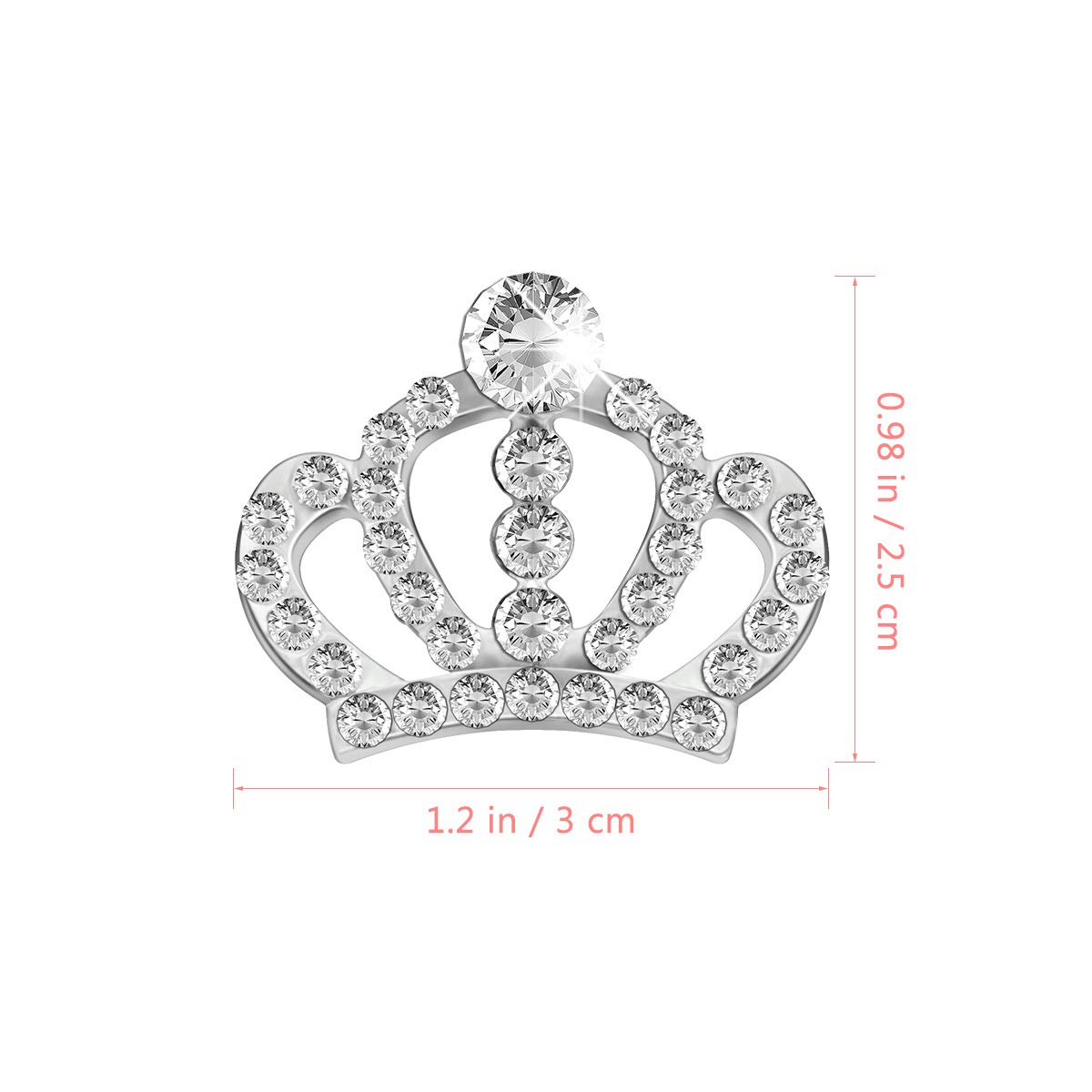 ROSENICE strass couronne cristal argent lot 10