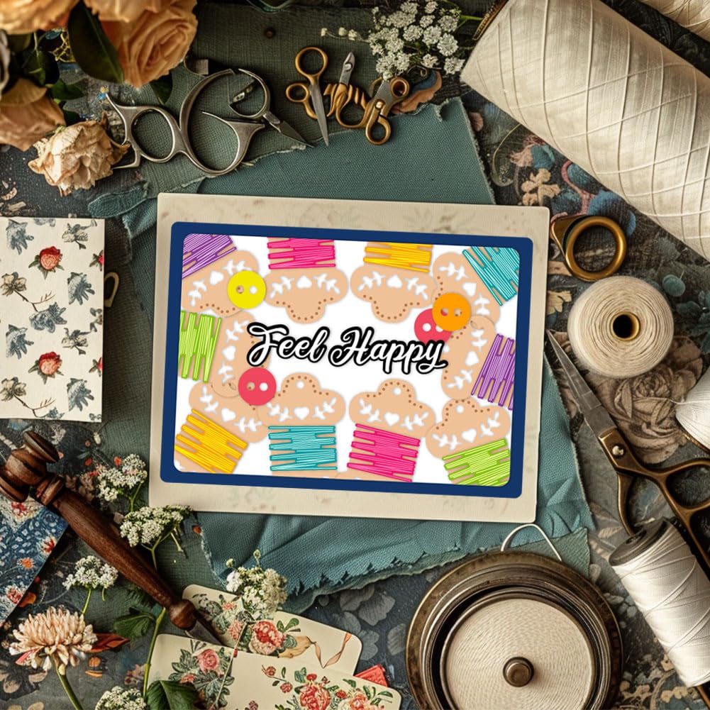 BENECREAT Dies Découpe Pot Épingles Aiguilles Couture Scrapbooking