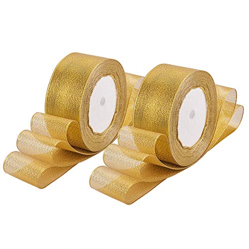 BENECREAT ruban organza paillettes or 38mm 5x23m