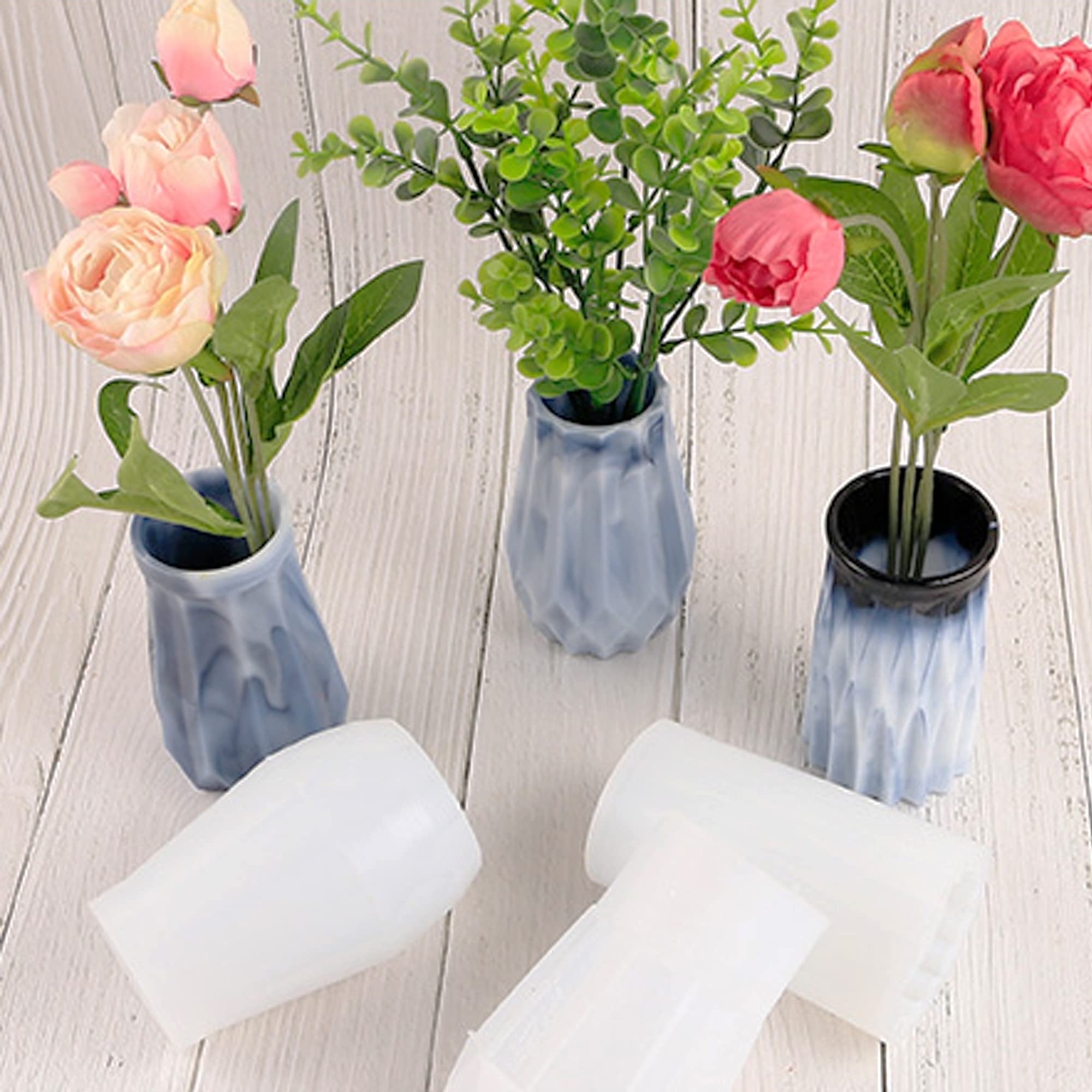 Cayway Style 3 Moule Vase Silicone Résine Lot 3