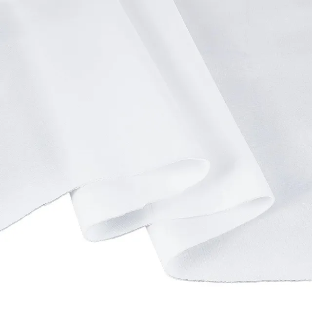 BENECREAT Tissu Jersey Blanc Polyester 1,4m x 156cm Souple