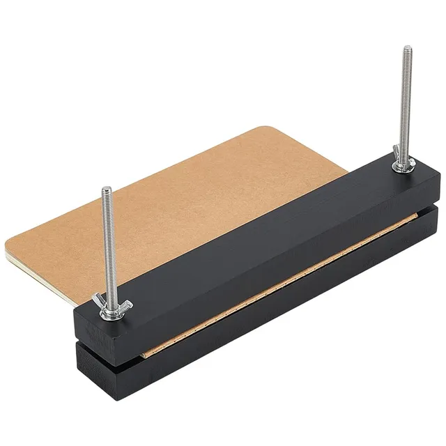 BENECREAT presse à relier bois hêtre noir 25cm kit