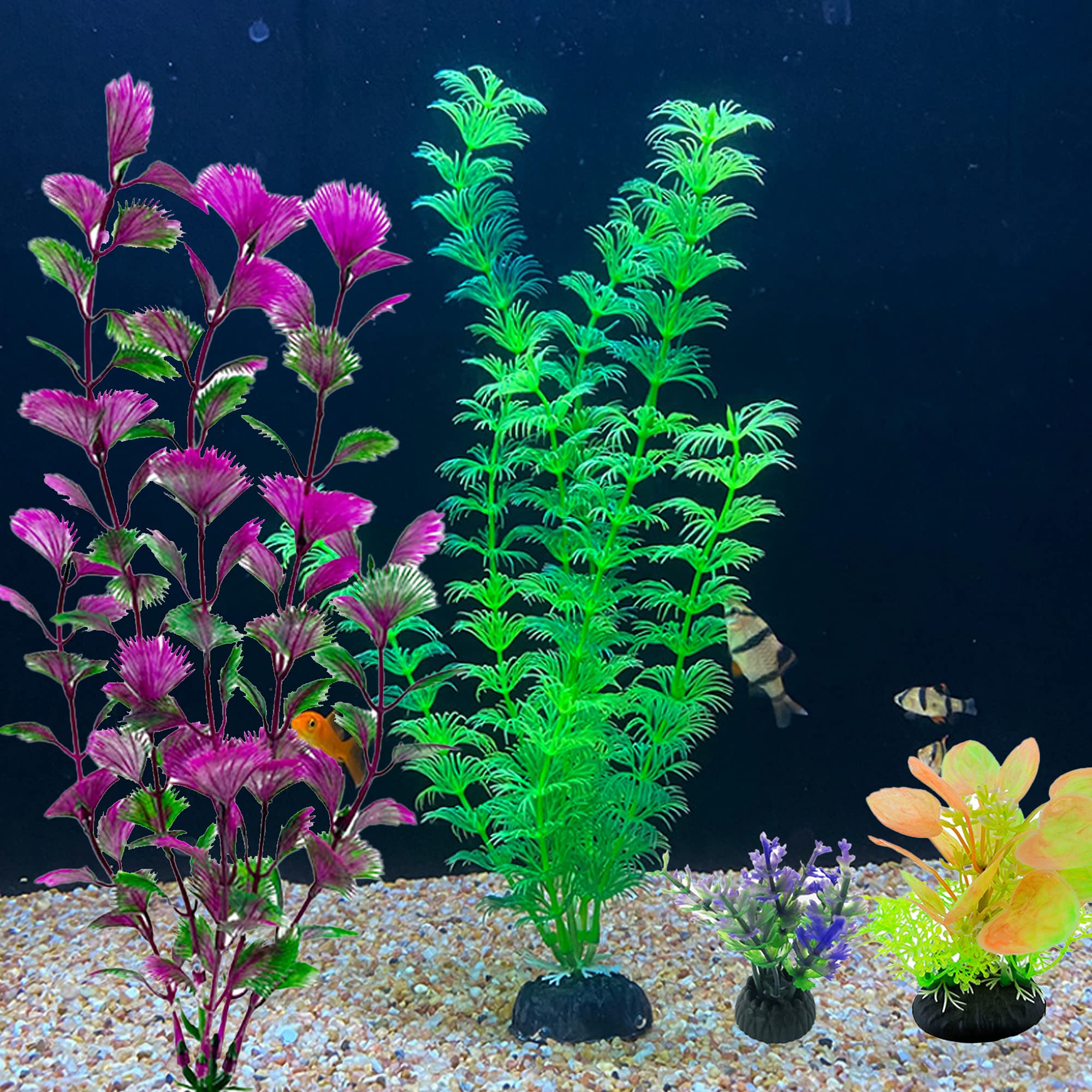 Cayway 37 Plantes Aquarium Plastique Style 1 Vert