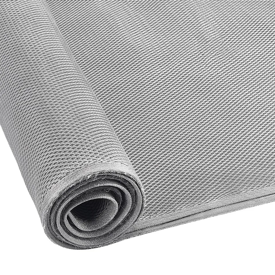 BENECREAT Tissu Maille Stéréo Haut-Parleur Gris 142x137cm