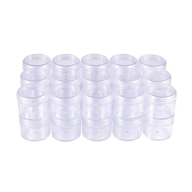 BENECREAT Pots Plastique 20 ml Lot 30 Couvercle à Vis