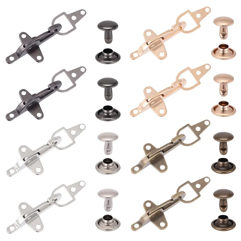 BENECREAT boucles homard alliage 85mm x8 4 couleurs