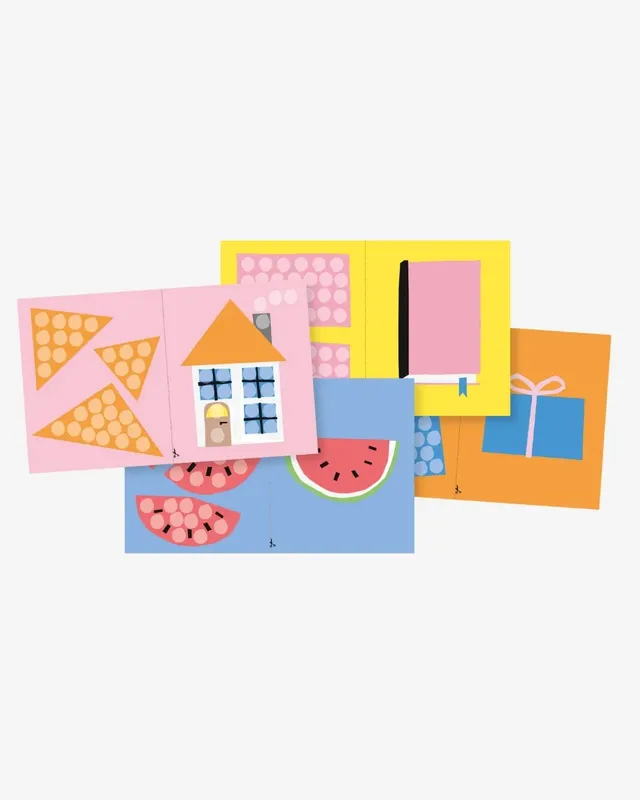 PLAYMAÏS Classic Colors & Forms cartes 14 cartes