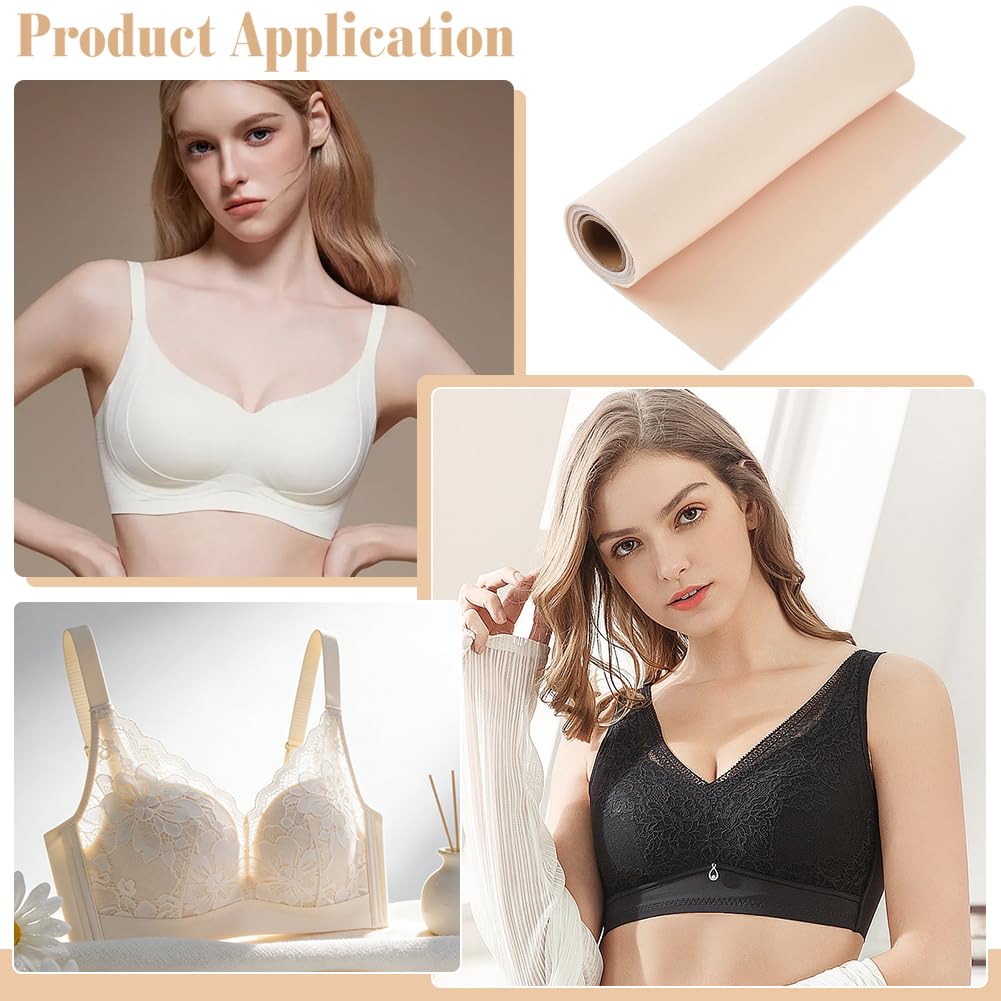 BENECREAT tissu mousse soutien-gorge amande x3 40x40 cm