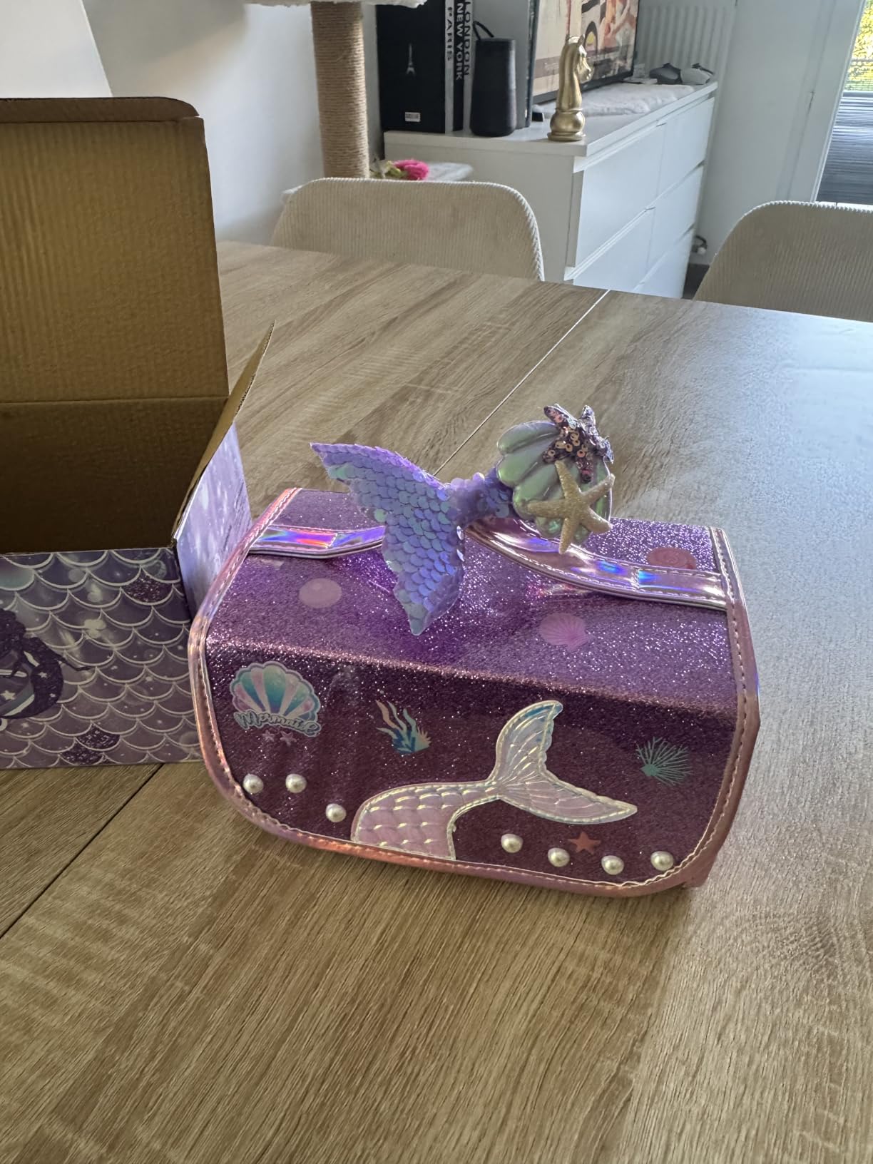 JYPS kit feutres licorne 70 pièces trousse paillettes