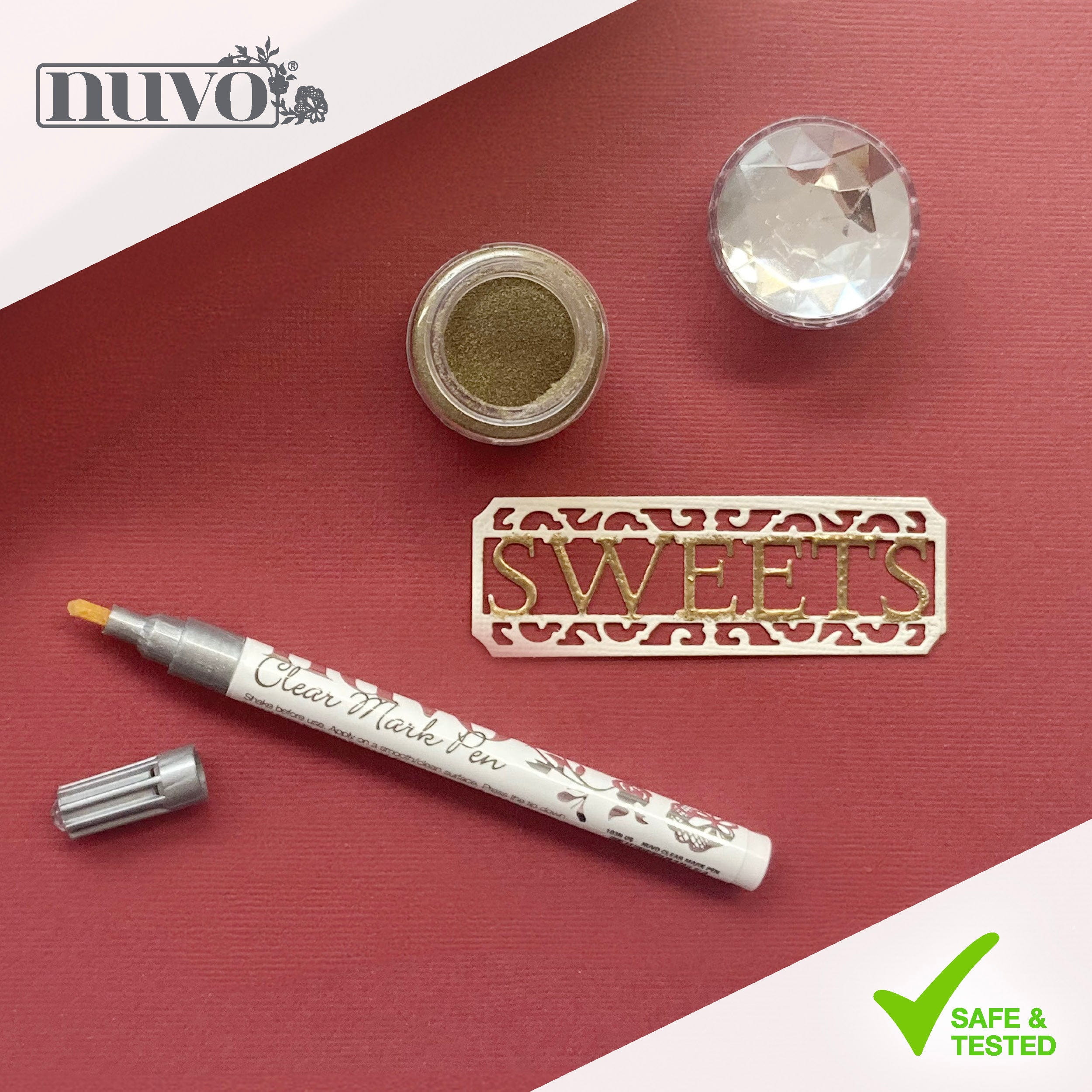 Nuvo Clear Mark 103N stylo embossage pointe fine