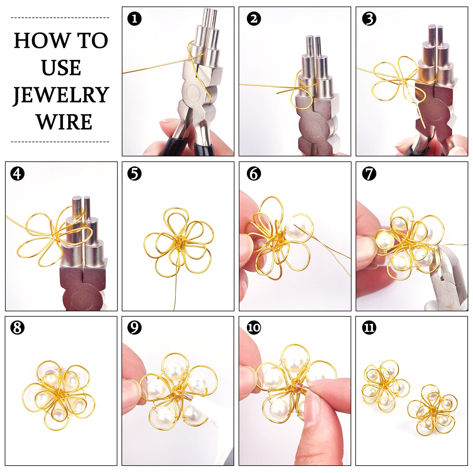 BENECREAT Fil Cuivre 0,8 mm Fil Bijoux 10 m Nu