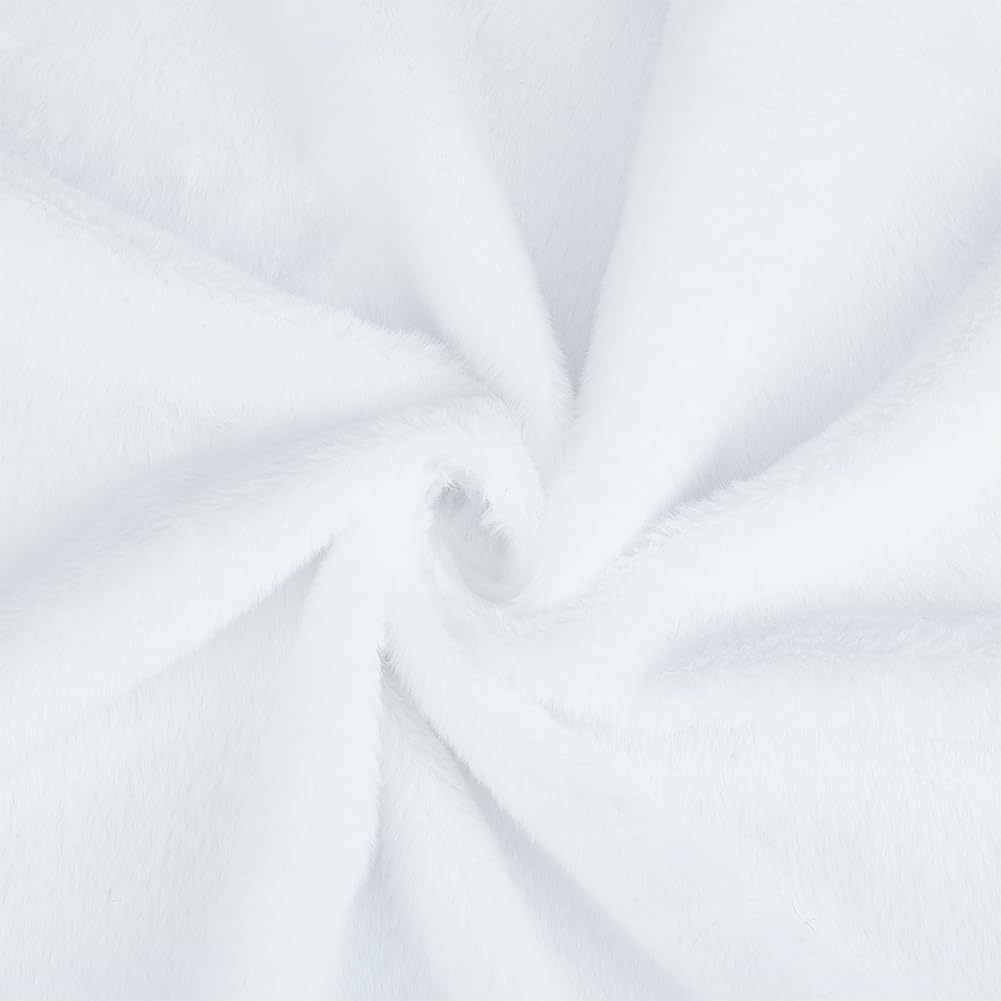 BENECREAT tissu fausse fourrure pérou 1,66m beige