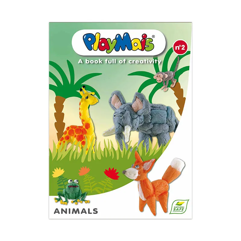 PLAYMAÏS Classic Animals livre créatif 32 pages animaux
