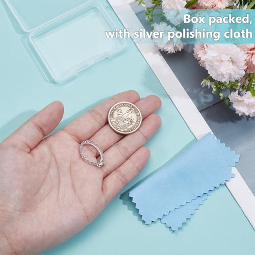 BENECREAT support pendentif plateau argent 925 cabochon