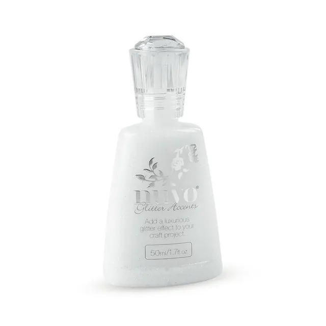 Nuvo Glitter Accents colle pailletée Fresh Snowfall 50ml