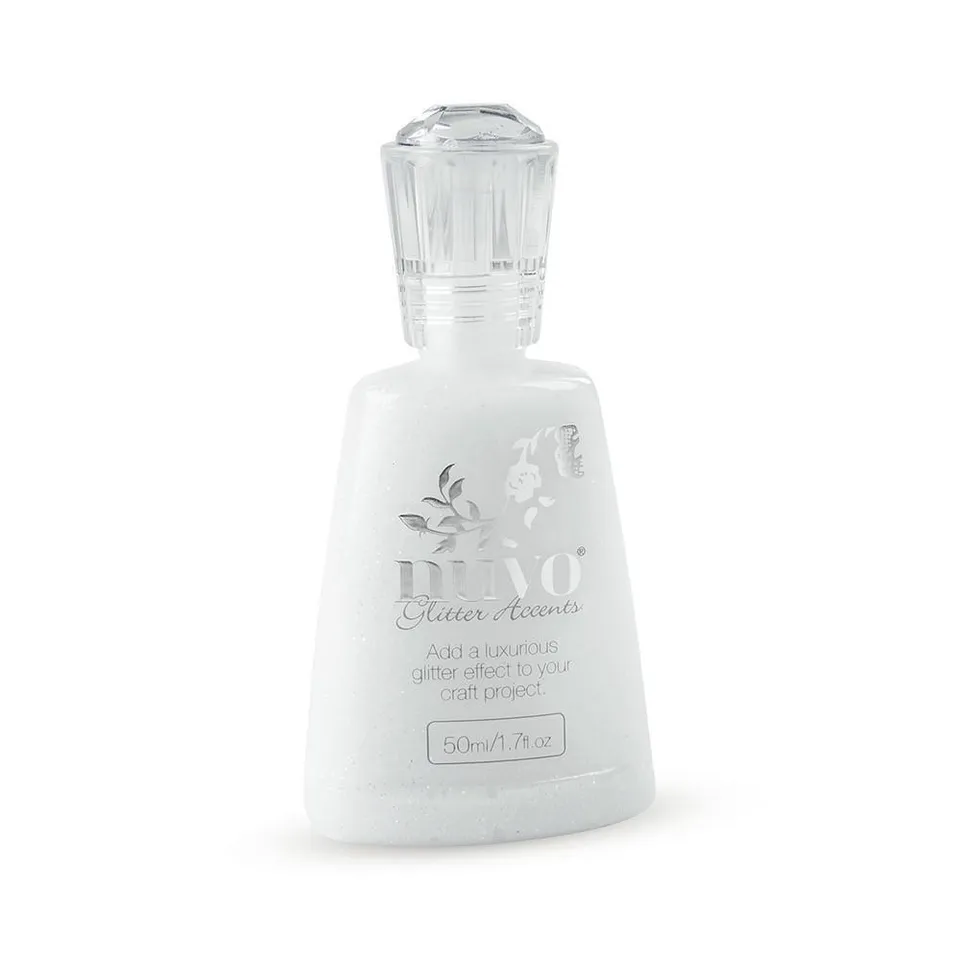 Nuvo Glitter Accents colle pailletée Fresh Snowfall 50ml