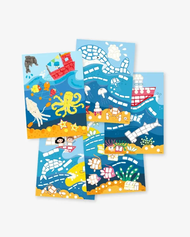 Playmaïs Classic Landscape jeu cartes mosaïque 28 pièces