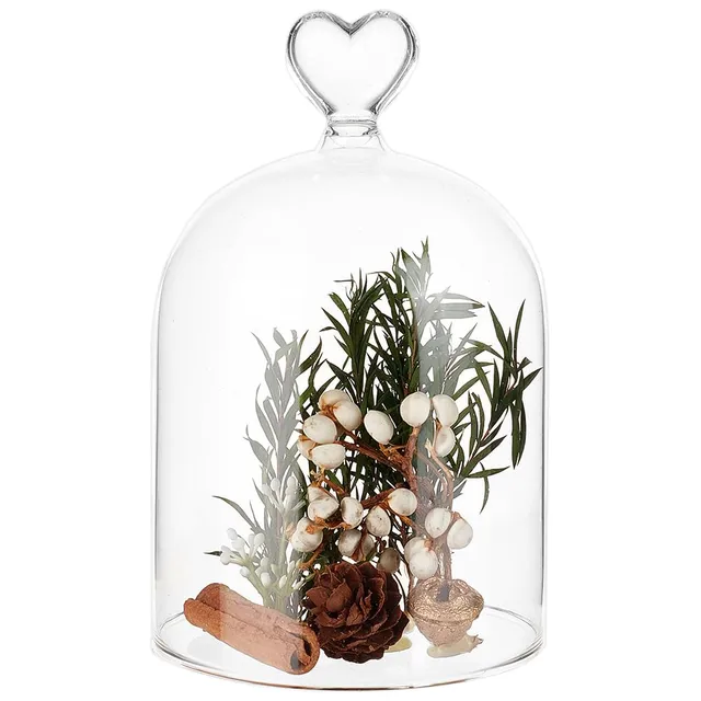 BENECREAT Cloche en Verre 91x145mm Dôme Décoratif Transparent