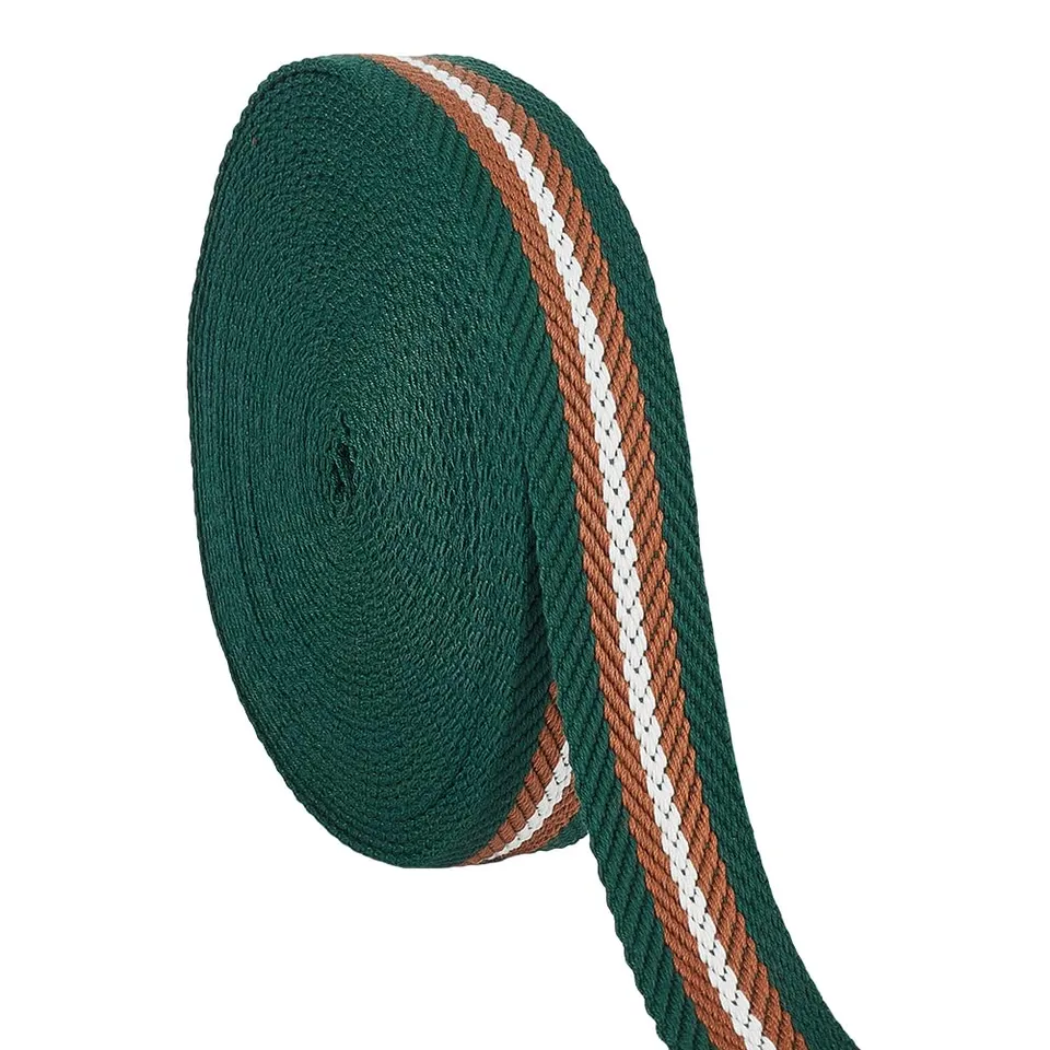 BENECREAT sangle polyester vert foncé 32 mm 9,14 m