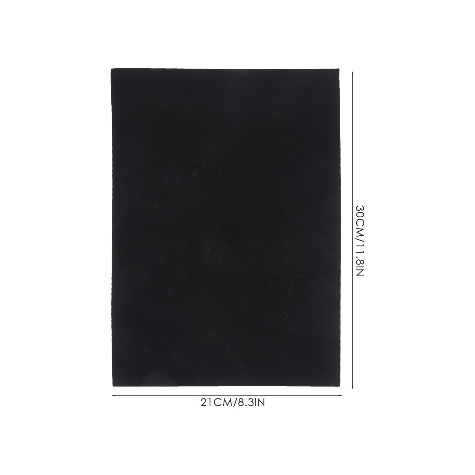 ROSENICE Feutrine Autocollante Noire 30x21cm 10 Feuilles