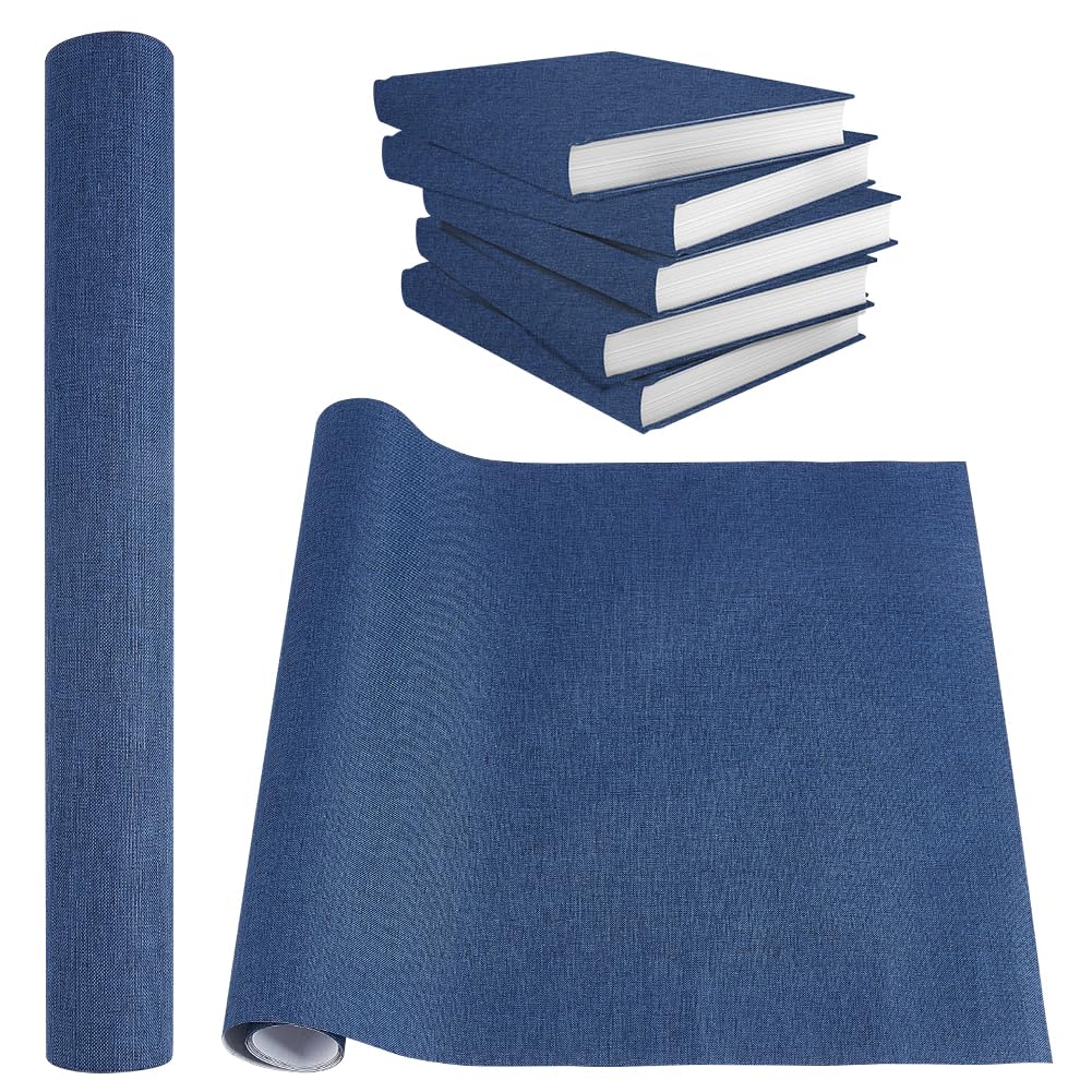 BENECREAT toile de reliure lin noir 120 x 40 cm