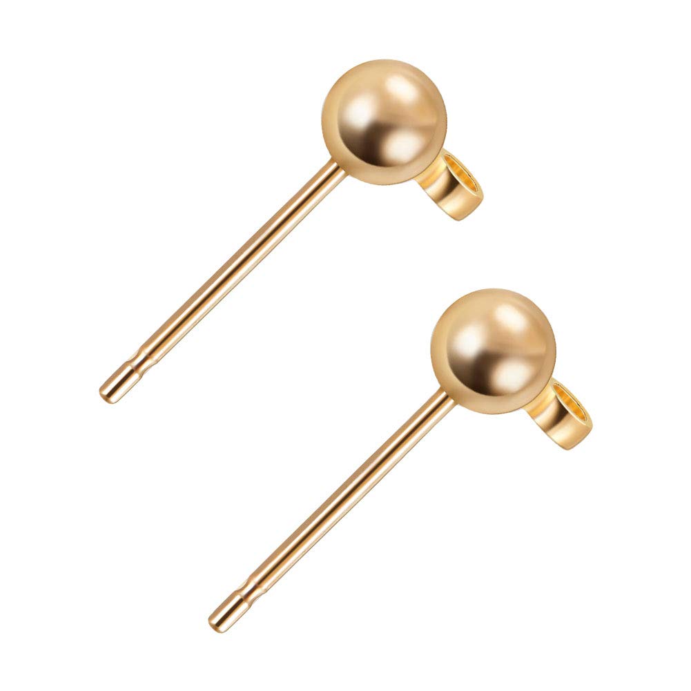 BENECREAT 44x26mm crochets boucles d’oreilles plaqué or 18K