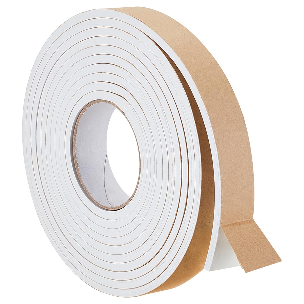 BENECREAT Bande Mousse Adhésive Noire 5m x 30mm x 6mm
