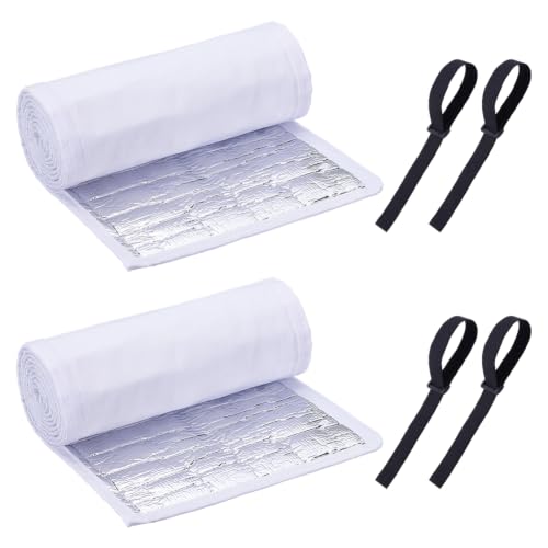 BENECREAT couvre-tuyau isolation HVAC Oxford 5 couches lot 3 blanc