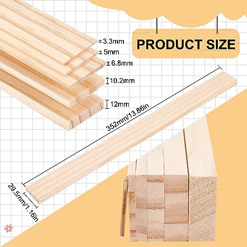 BENECREAT Guides Épaisseur Argile Poterie 10pcs 5 Tailles Bois