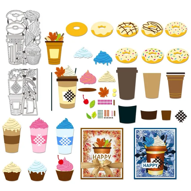 BENECREAT Tasses à Café Desserts die de découpe métal gourmand