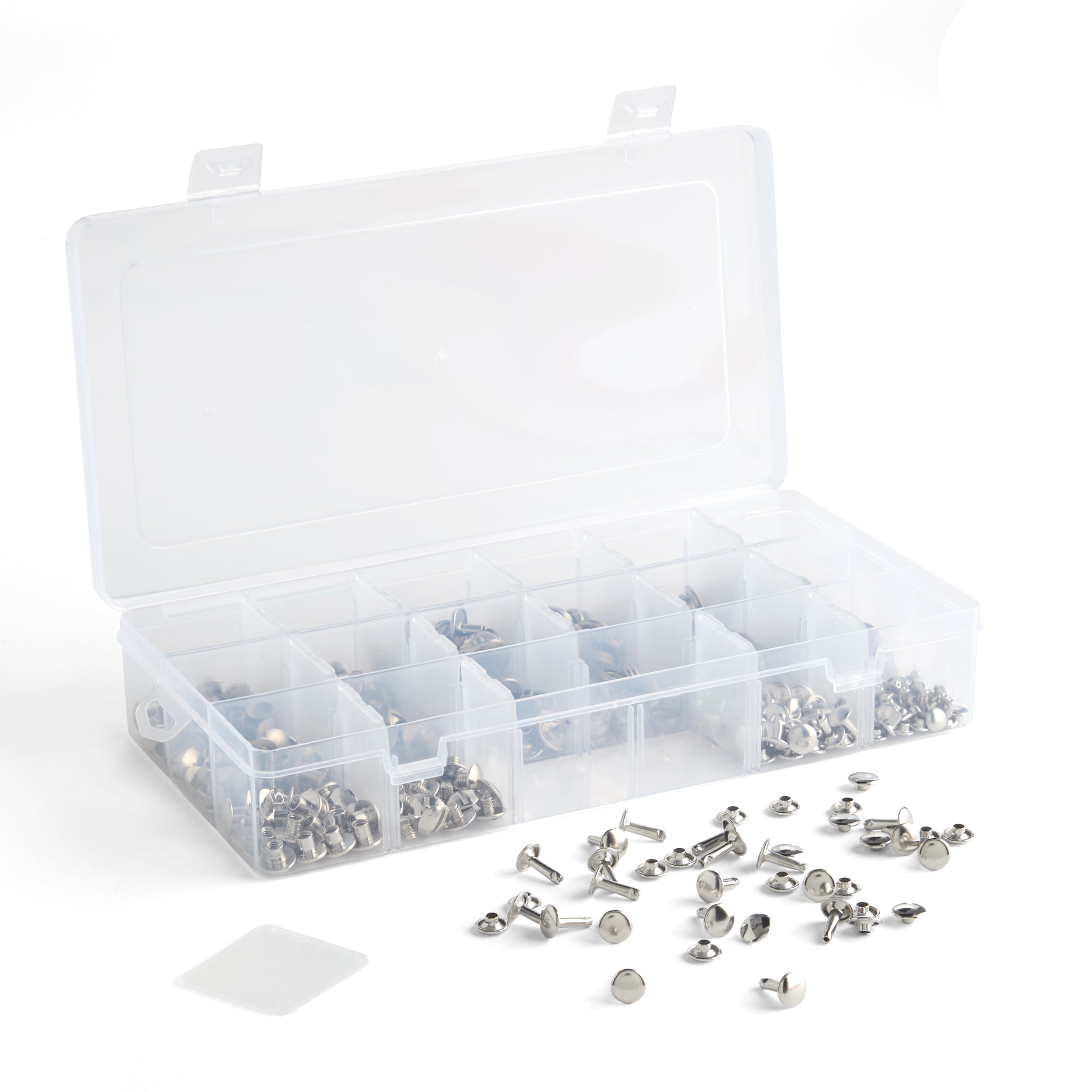 Tandy Leather attaches cuir lot vis rivets nickel 160 jeux