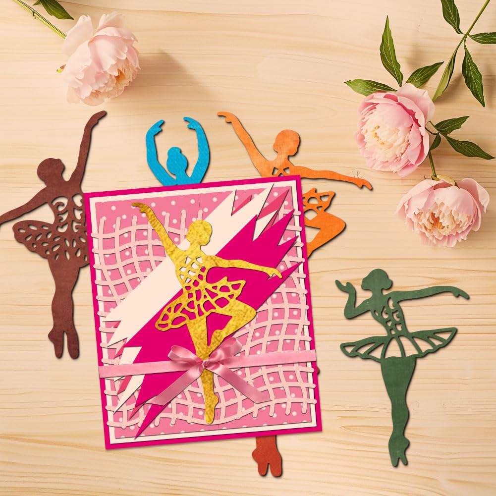 BENECREAT Danseuse de Ballet die de découpe métal 13x17,5cm