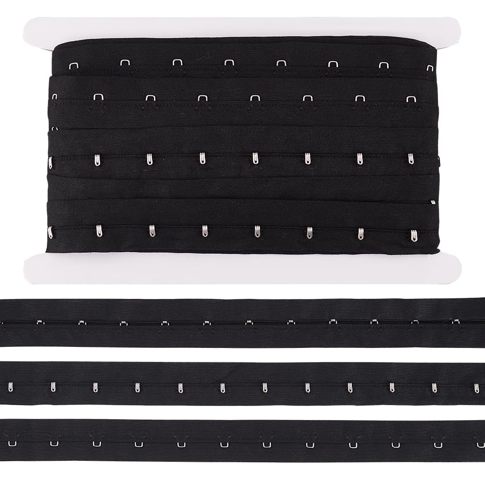 BENECREAT Ruban Crochet Œillet Coton Blanc 5,7m 25mm