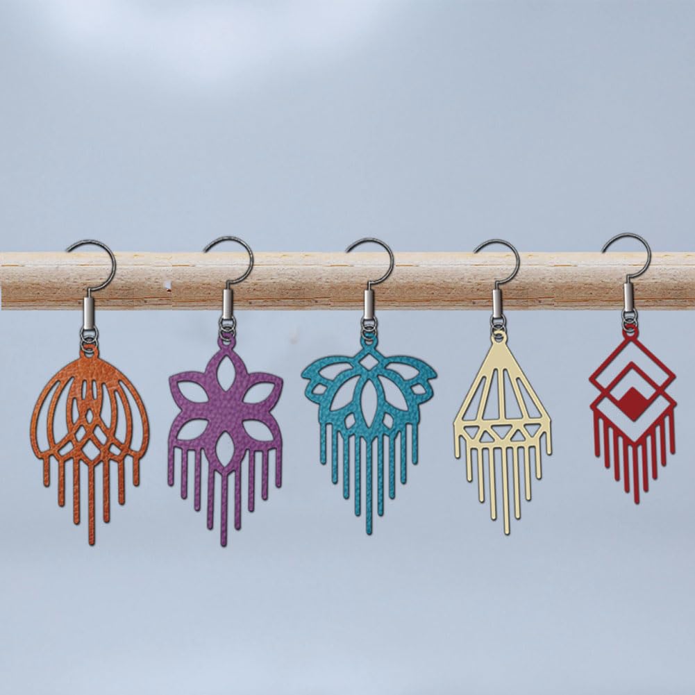 BENECREAT Dies Boucles Oreilles Fleur Lune 9 Styles Métal