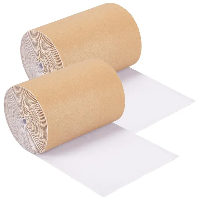 BENECREAT Velours Auto-Adhésif Blanc 10cm x 7,3m 2 Rouleaux