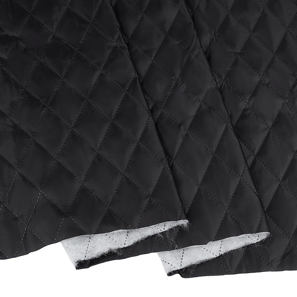 BENECREAT tissu ouatine matelassé blanc 2m polyester
