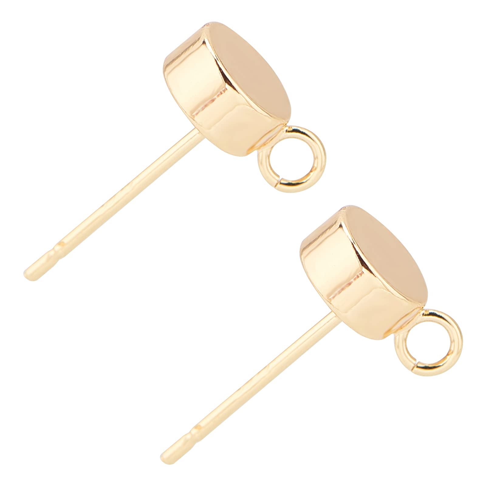 BENECREAT Crochets boucles oreilles poisson plaqué or 18K