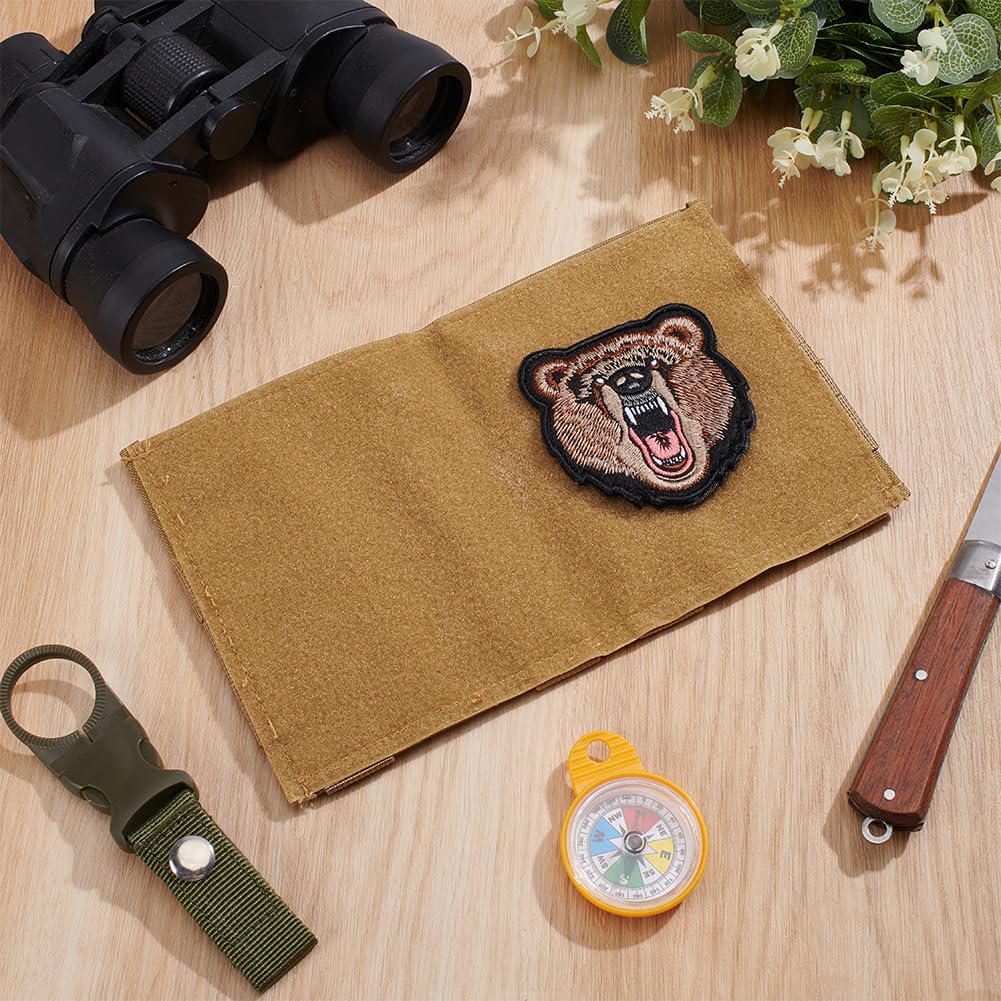 BENECREAT Panneau molle tactique kaki foncé 150x252mm