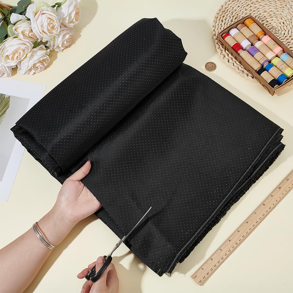 BENECREAT tissu sous-tapis antidérapant noir 5 m