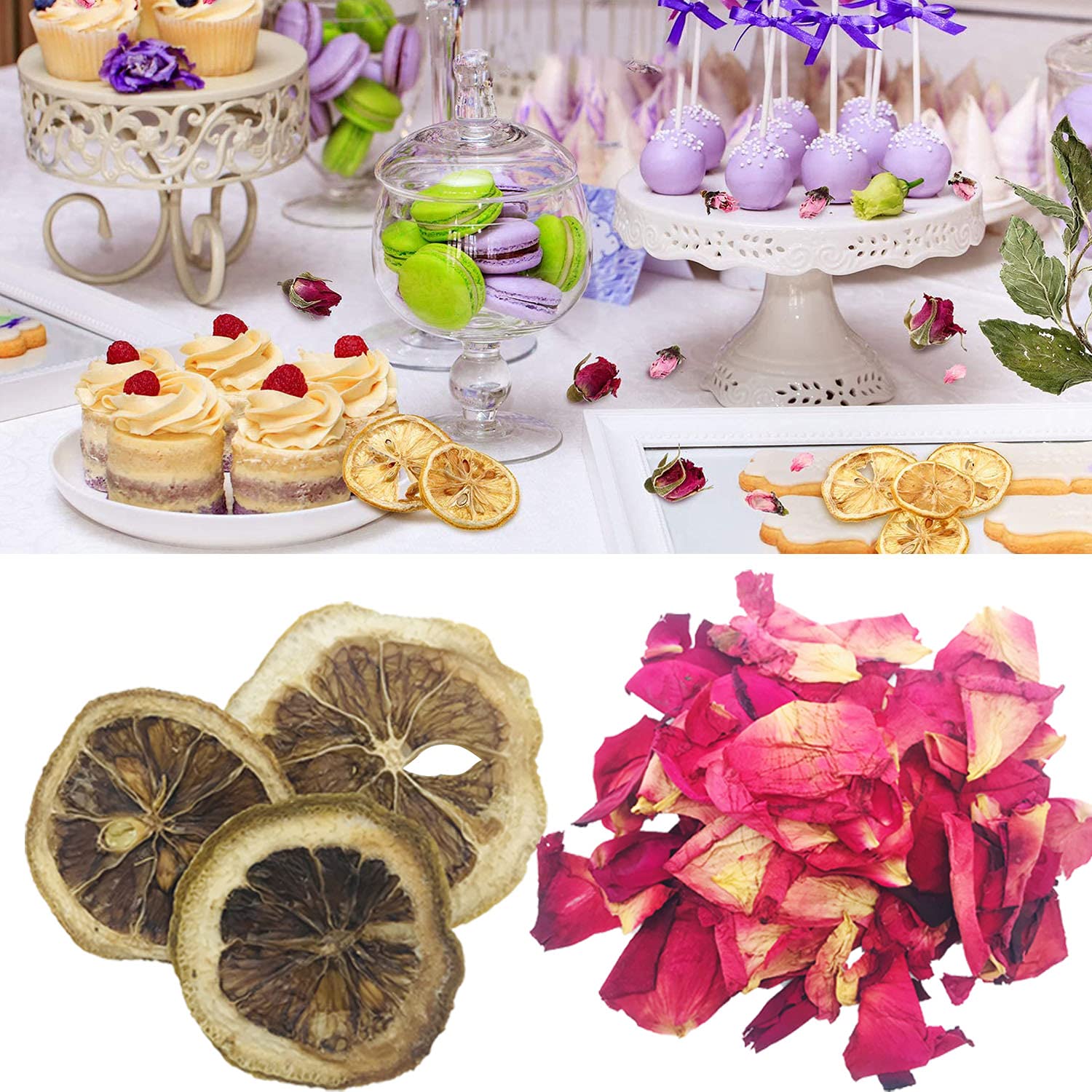 Cayway Fleurs Séchées Naturelles 18 Sachets Bougie Savon