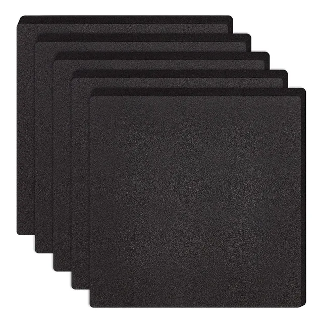 BENECREAT feuille mousse EVA noire adhésive 15x15cm 8 pcs