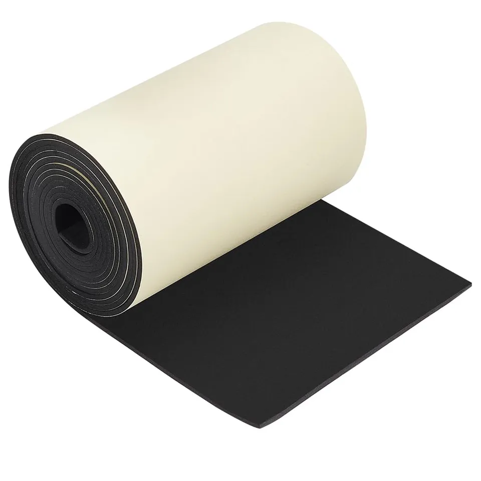 BENECREAT Mousse EVA Noire Autocollante 3 m x 20 cm 3 mm