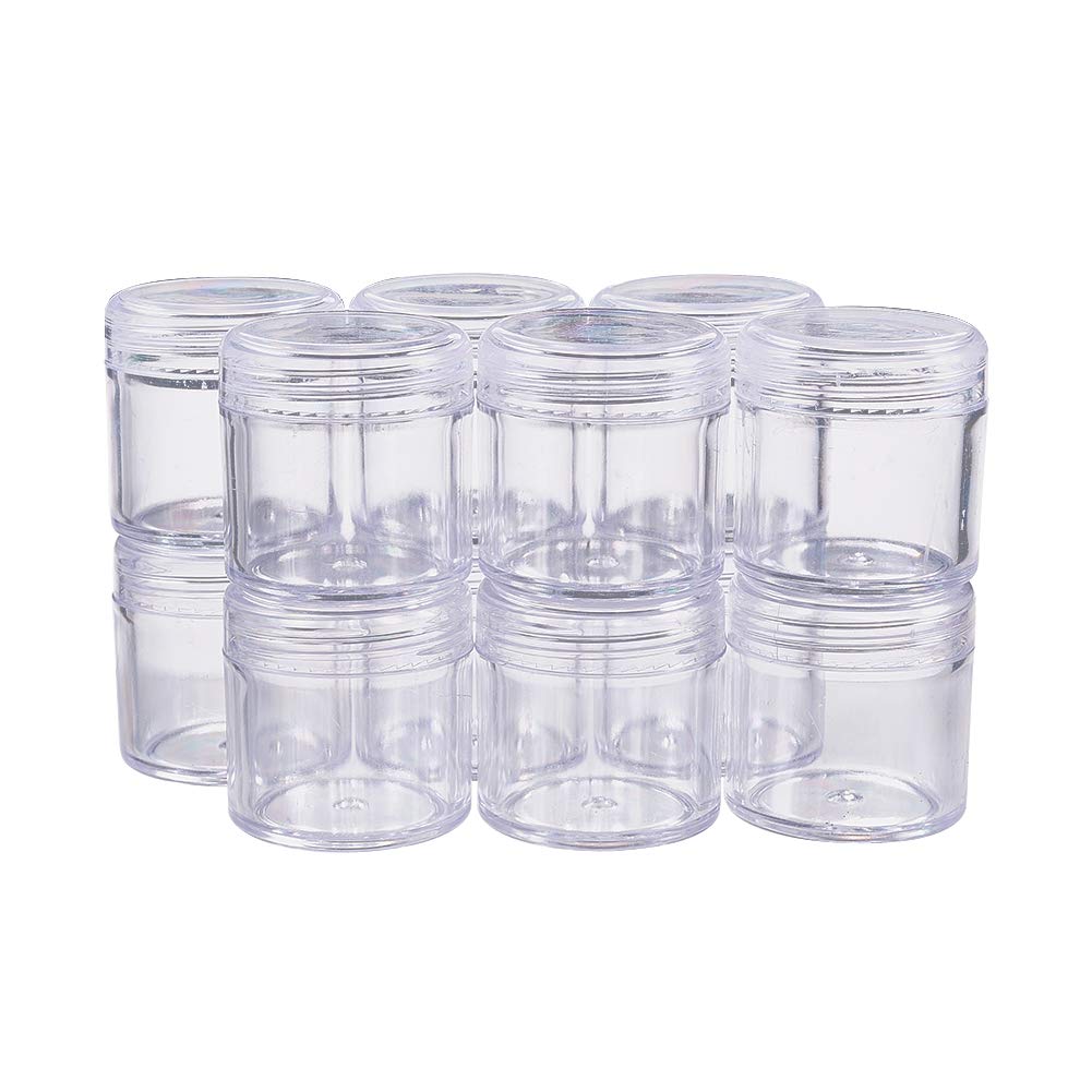 BENECREAT pots cosmétiques vides 25 ml x16 transparent à vis